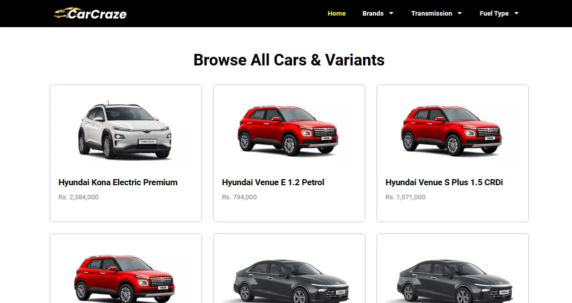 carcraze website