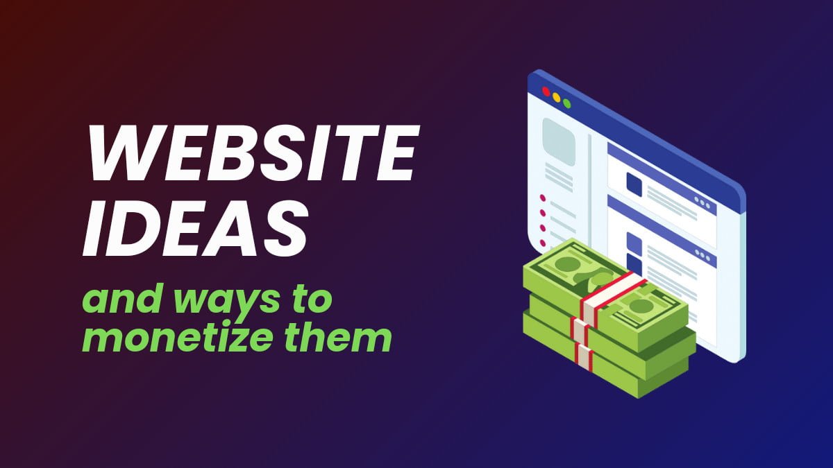 website ideas make money