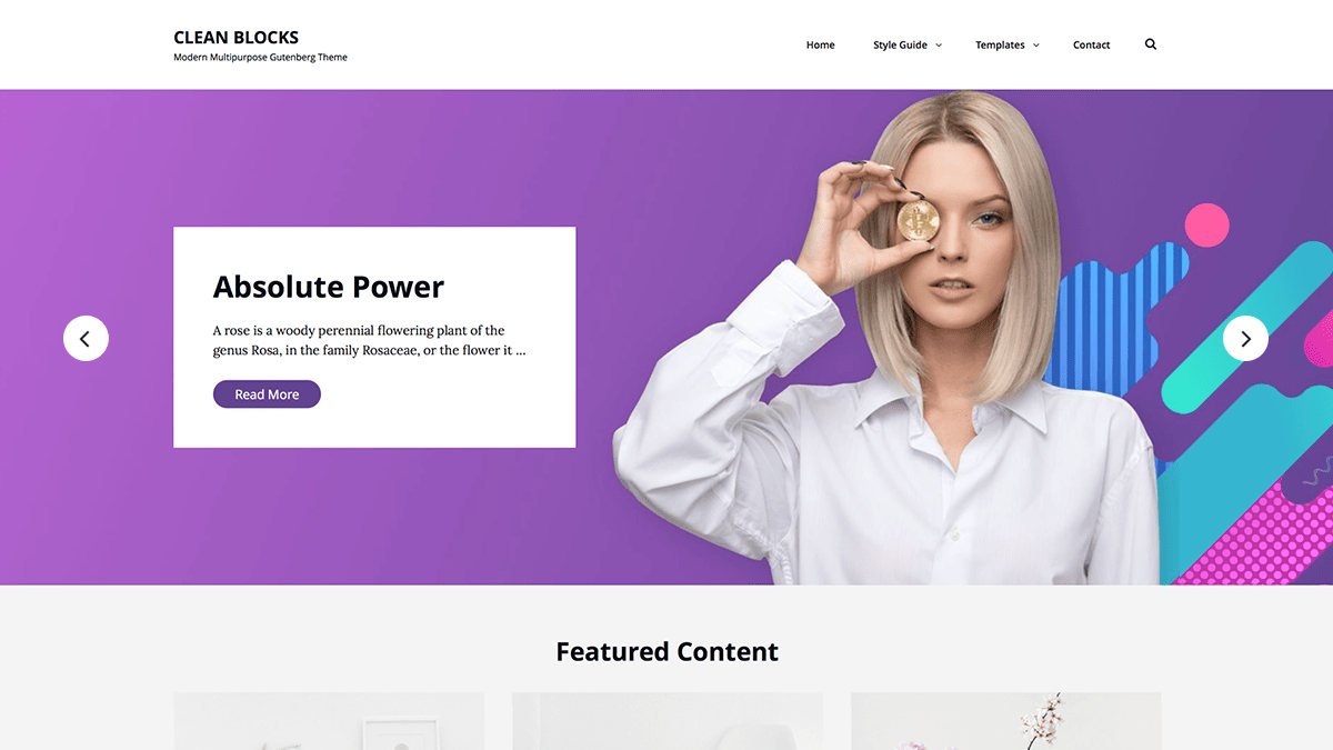 cleanblocks theme