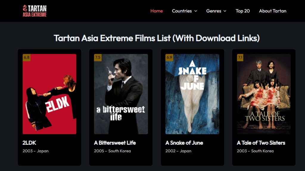 tartan films website