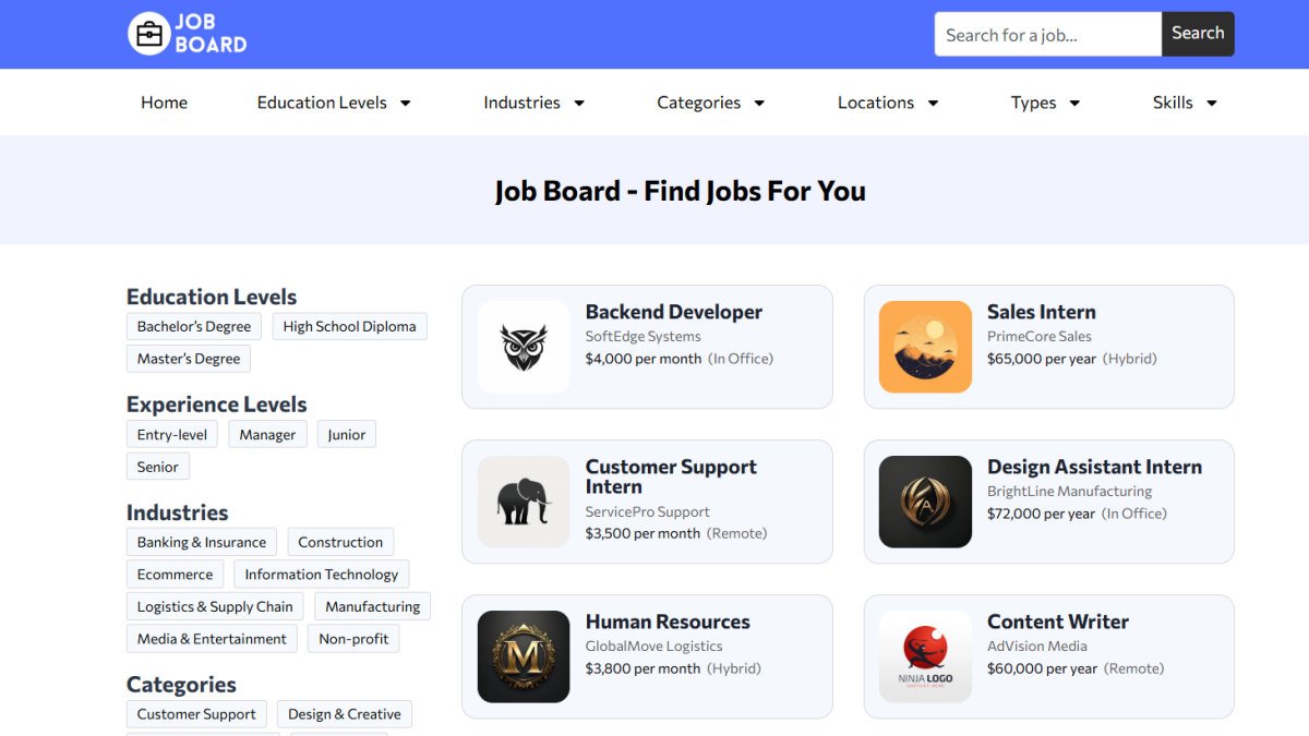 job board website