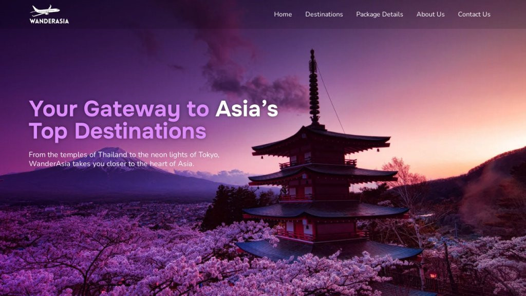Travel Agency website 1