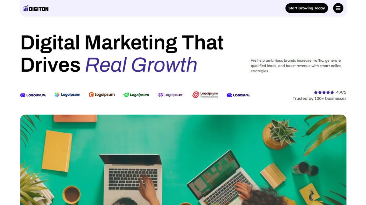 digital marketing agency site