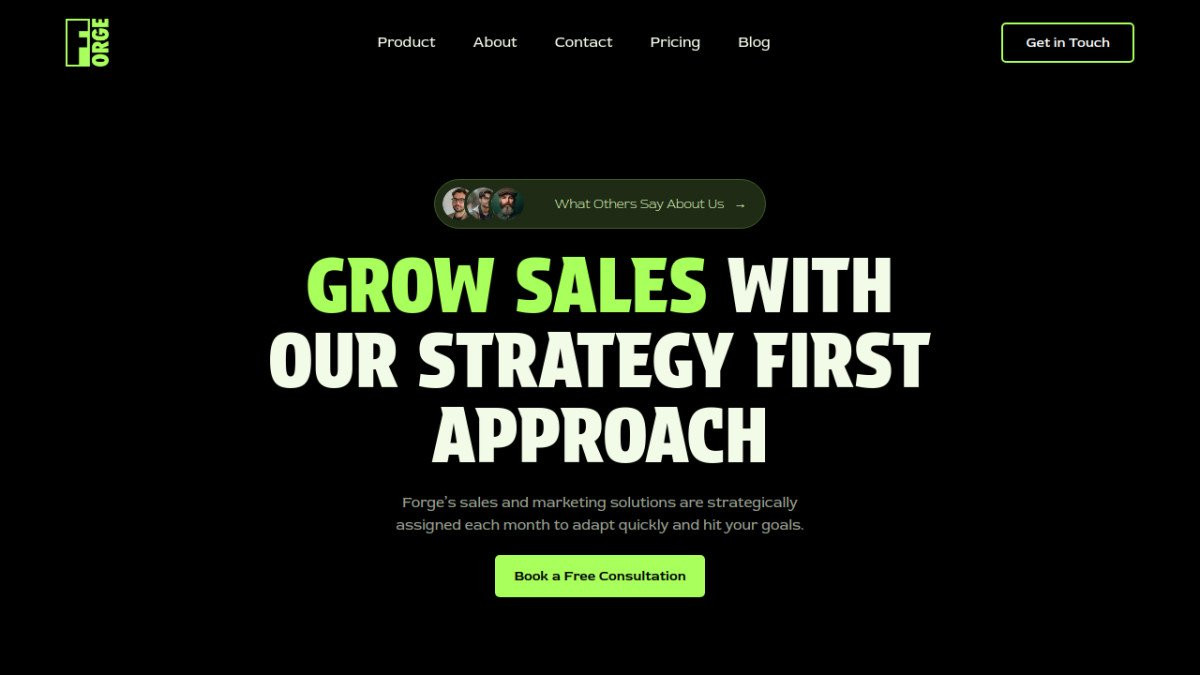 marketing website