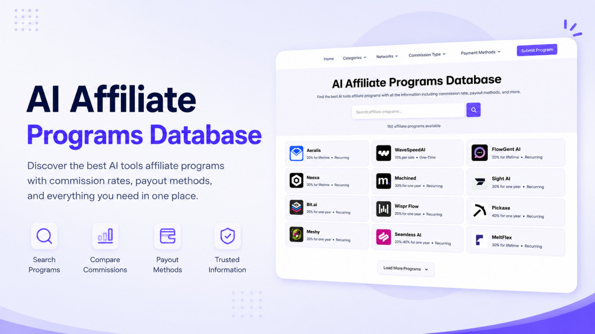 ai affiliate programs database featured image