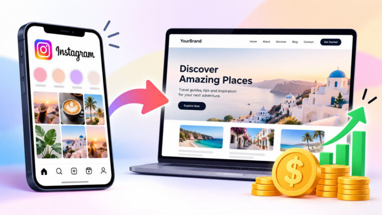 instagram pages websites make money